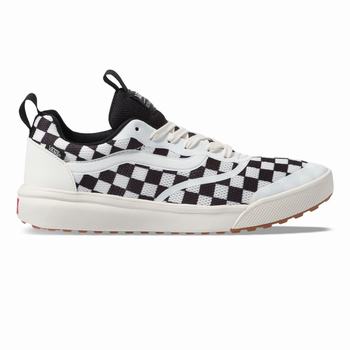 Damske Surf Topanky Vans Checkerboard Ultrarange Rapidweld Čierne VA94MVSON